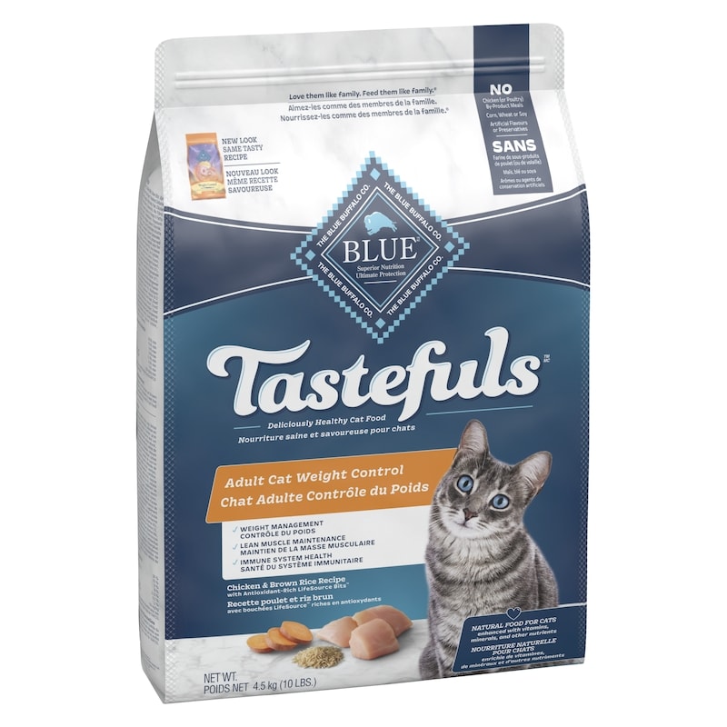 Tastefuls Natural Food For Cats Chicken & Brown Rice Recipe Adult Cat Weight Control