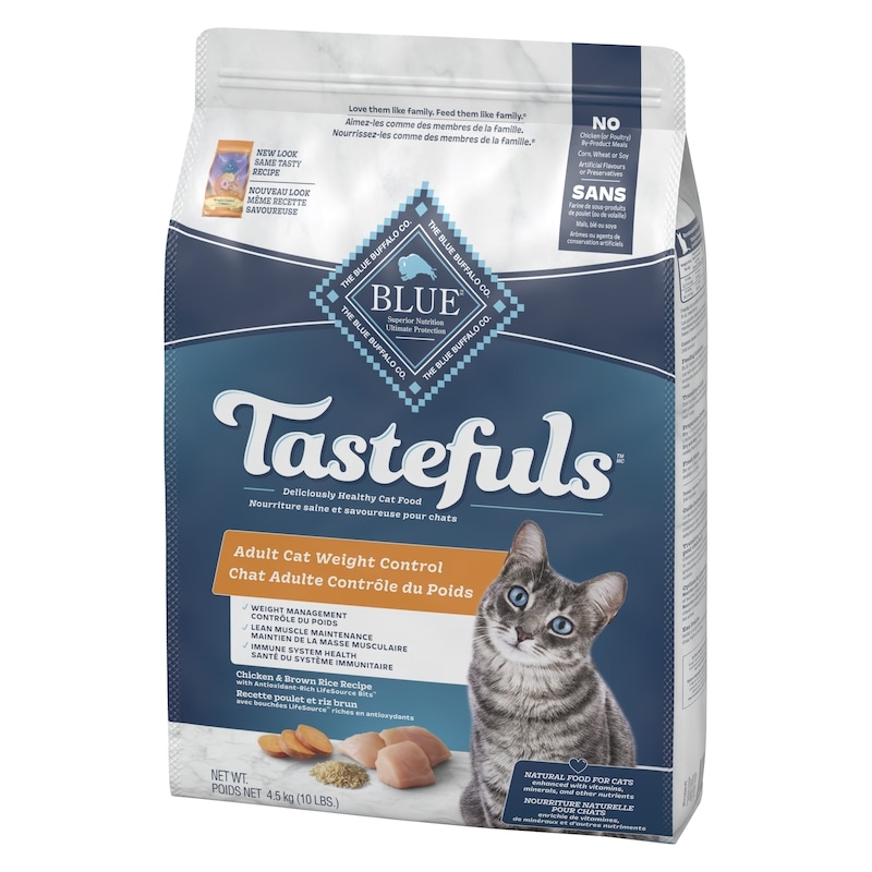 Tastefuls Natural Food For Cats Chicken & Brown Rice Recipe Adult Cat Weight Control