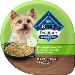Blue Buffalo Delights Filet Mignon Flavor in Gravy 0.1 kg, $2.29/100g