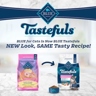 Tastefuls Adult Cat Sensitive Stomach Chicken & Brown Rice Dry Cat Food