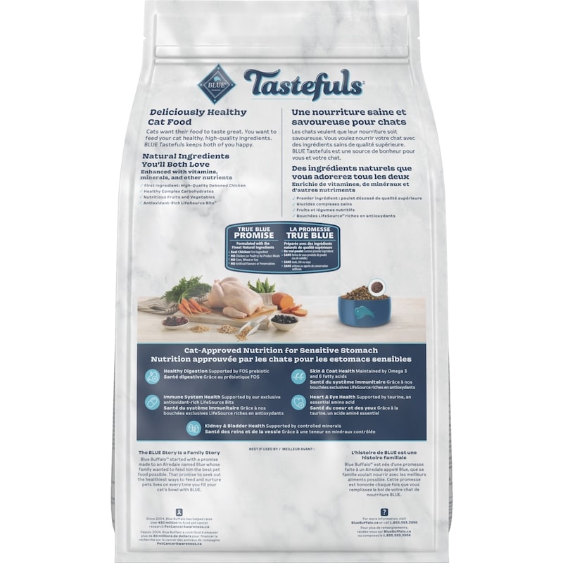 Tastefuls Adult Cat Sensitive Stomach Chicken & Brown Rice Dry Cat Food