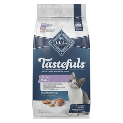 Blue Buffalo Tastefuls Kitten Chicken & Brown Rice Dry Kitten Food 0.9 kg, $1.28/100g