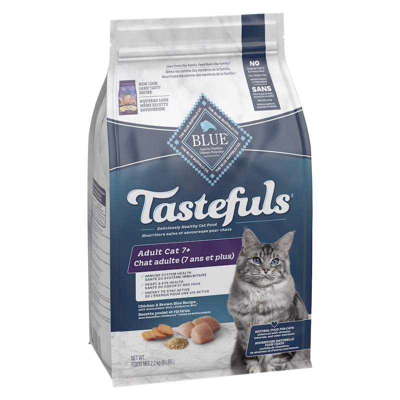 Tastefuls Adult Cat 7+ Chicken & Brown Rice Dry Cat Food