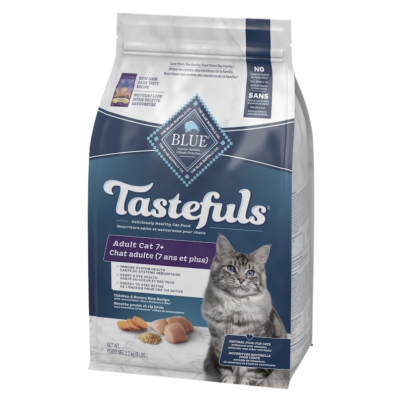 Tastefuls Adult Cat 7+ Chicken & Brown Rice Dry Cat Food