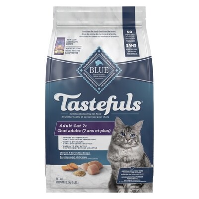 Tastefuls Chat adulte 7+ poulet et riz brun