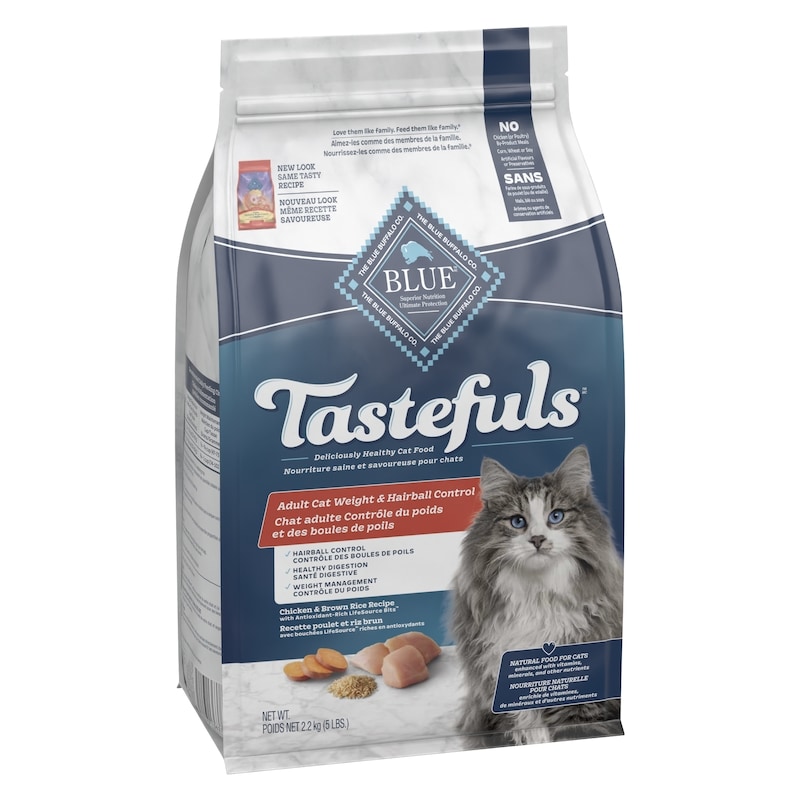 Tastefuls Indoor Hairball & Weight Control Adult Cat Chicken Dry Cat Food