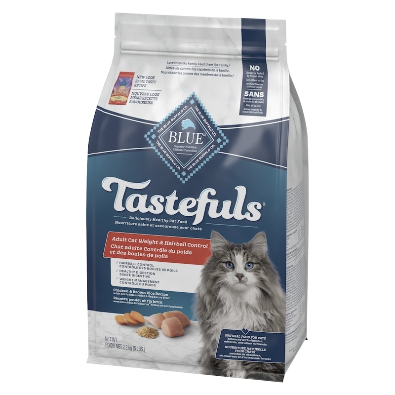 Tastefuls Indoor Hairball & Weight Control Adult Cat Chicken Dry Cat Food