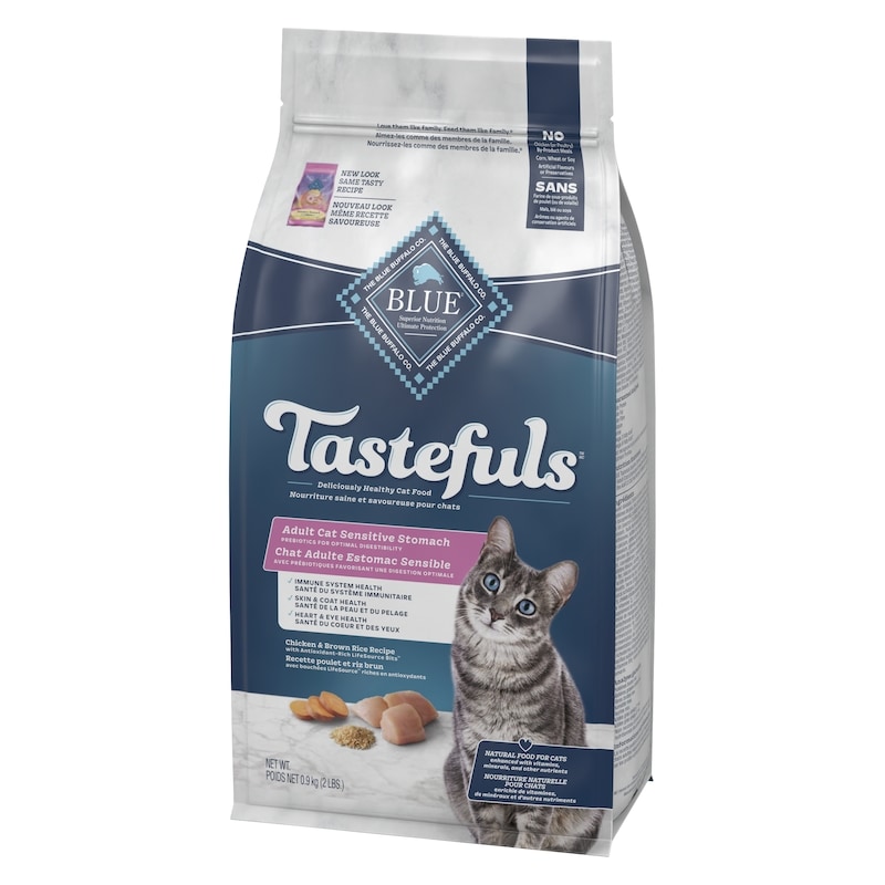 Tastefuls Natural Food For Cats Chicken & Brown Rice Recipe Adult Cat Sensitive Stomach