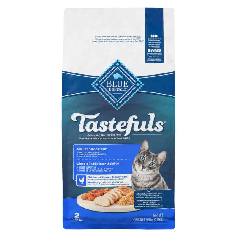 Tastefuls Adult Cat Indoor Chicken & Brown Rice Dry Cat Food