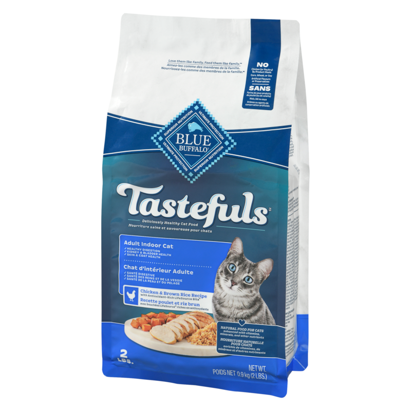Tastefuls Adult Cat Indoor Chicken & Brown Rice Dry Cat Food