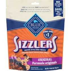 Blue Buffalo Sizzlers Pork Dog Treat  170 g, $4.41/100g