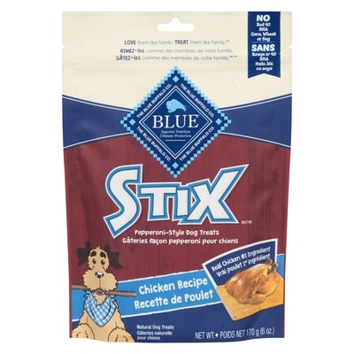 Blue Buffalo Stix Chicken Dog Treat  170 g, $3.82/100g