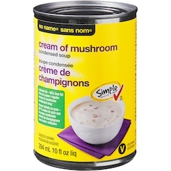 No Name Cream of Mushroom Condensed Soup, Reduced Fat 284 ml, $0.53/100ml