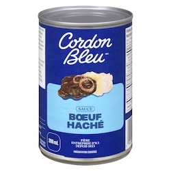 Cordon Bleu CORDON BLEU SAUCE BOEUF HACHE 398 ml, 0,50 $/100ml