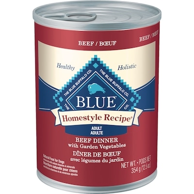 Blue Buffalo Homestyle Recipe Adult Dog Beef 354 g, $1.13/100g