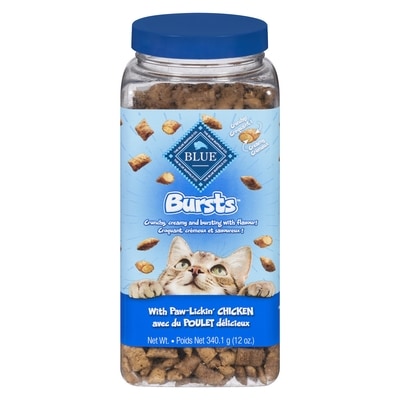 Blue Buffalo Bursts Chicken Cat Treats  340 g, $3.38/100g