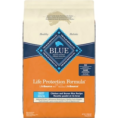 Blue Buffalo Life Protection Formula Adult Large Breed Dry Dog Food, Chicken and Brown Rice  9.9 kg, $0.69/100g