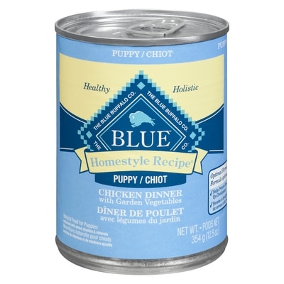 Blue Buffalo Homestyle Recipe Puppy Chicken Dinner with Garden Vegetables 354 g, $1.13/100g