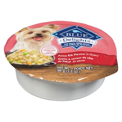 Blue Buffalo Delights Prime Rib Flavor in Gravy 0.1 kg, $1.79/100g