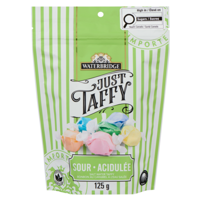 Waterbridge Salt Water Taffy Sour 125 g, $3.20/100g