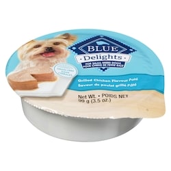 Blue Buffalo Delights Pate Grilled Chicken Flavor Pate 0.1 kg, $2.29/100g
