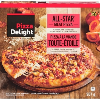 Pizza Delight PZZD PIZZA A LA VIANDE 907 g, 1,43 $/100g