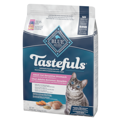 Blue Buffalo Tastefuls Chat adulte estomac sensible poulet et riz brun 4.5 kg, 0,96 $/100g