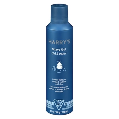 Harry’s Gel a raser 200 ml, 4,54 $/100ml