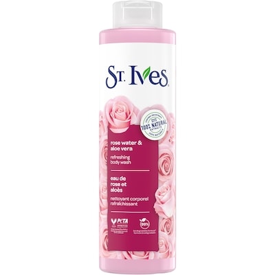 St Ives Soap, Refreshing Body Wash Rose Water & Aloe Vera 650 ml 650 ml, $1.15/100ml
