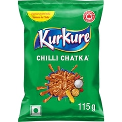 Kurkure Grignotines aromatisées Chilli Chatka 115 g, 1,30 $/100g