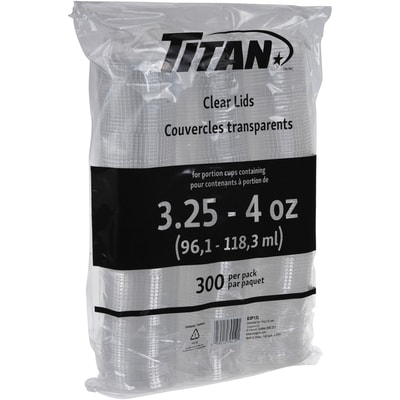 Titan Couvercles transparents 3.25oz-4oz 1 ea, 9,99 $/1ch