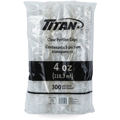 Titan Contenants a portion transparents 4oz 1 ea, 10,99 $/1ch