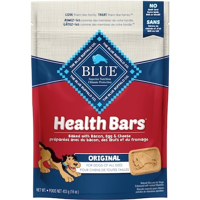 Blue Buffalo Health Bars Bacon/Egg Dog  0.45 kg, $1.66/100g