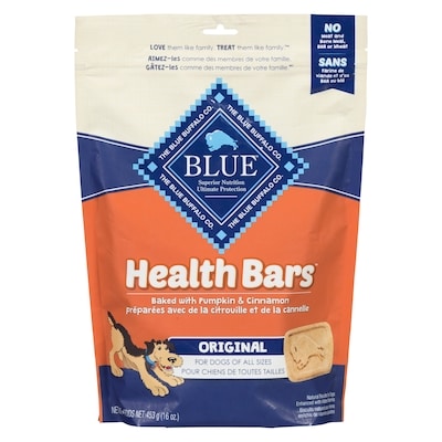 Blue Buffalo Natural Biscuits For Dogs Baked With Pumpkin & Cinnamon Original 0.45 kg, $1.44/100g