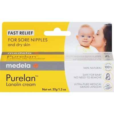 Medela Lanolin Nipple Cream For Breastfeeding, New Purelan 37 g, $40.51/100g