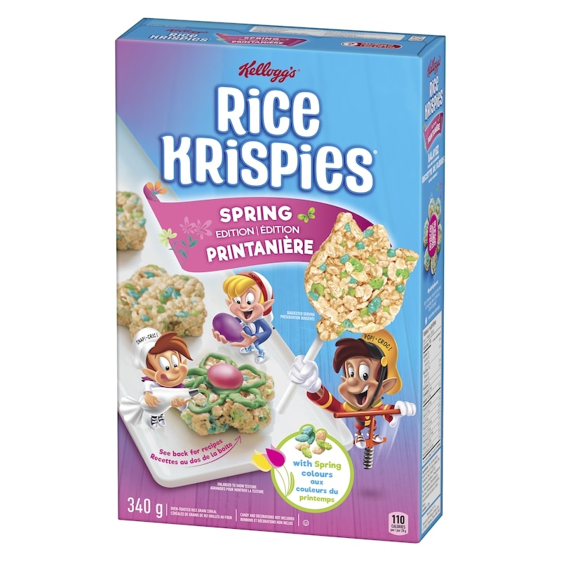 Rice Krispies Oven Toasted Rice Grain Cereal Spring Edition