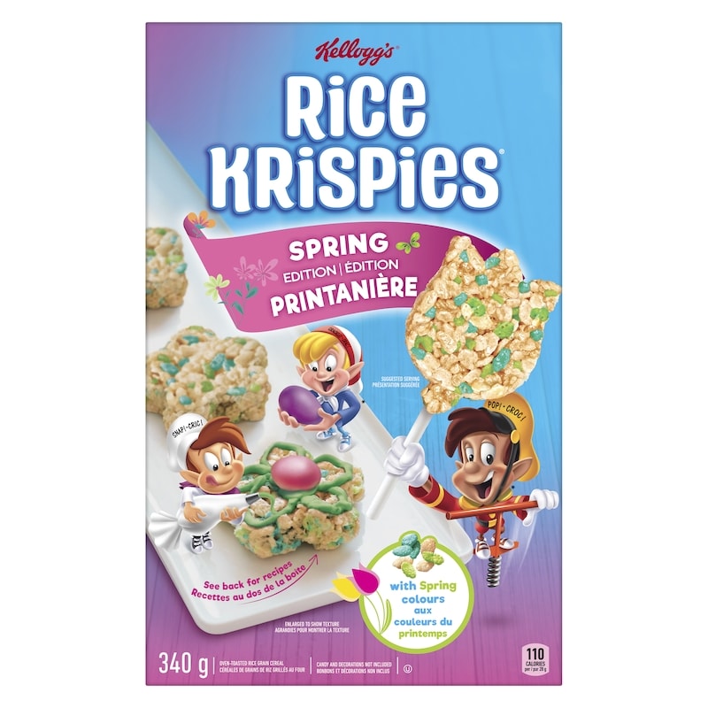 Rice Krispies Oven Toasted Rice Grain Cereal Spring Edition