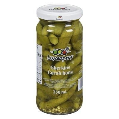 Luxeaper Cornichons 250 ml, 0,92 $/100ml