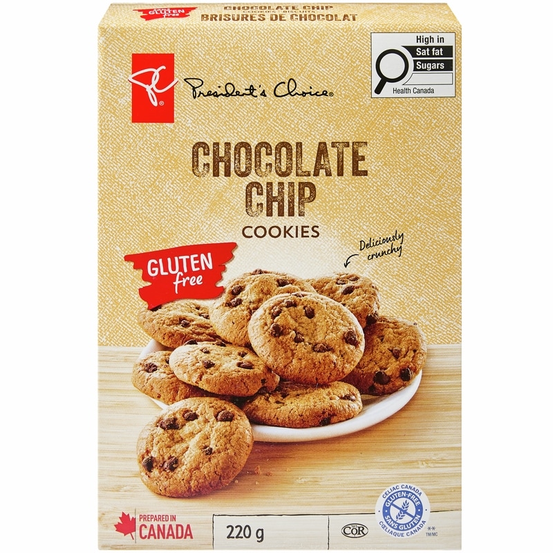 Cookie President's Choice Chocolate Chip Cookies - 220 g | Loblaws
