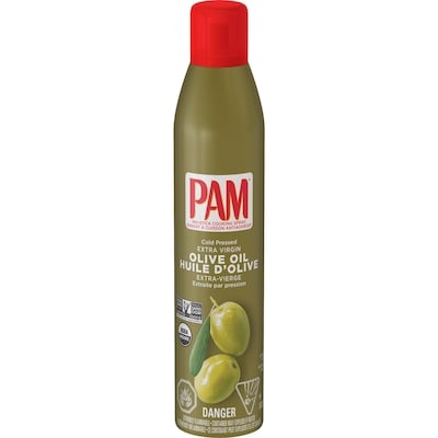 Pam Enduit à cuisson antiadhésif huile d'olive extra-vierge extraite par pression 141 g, 6,02 $/100g