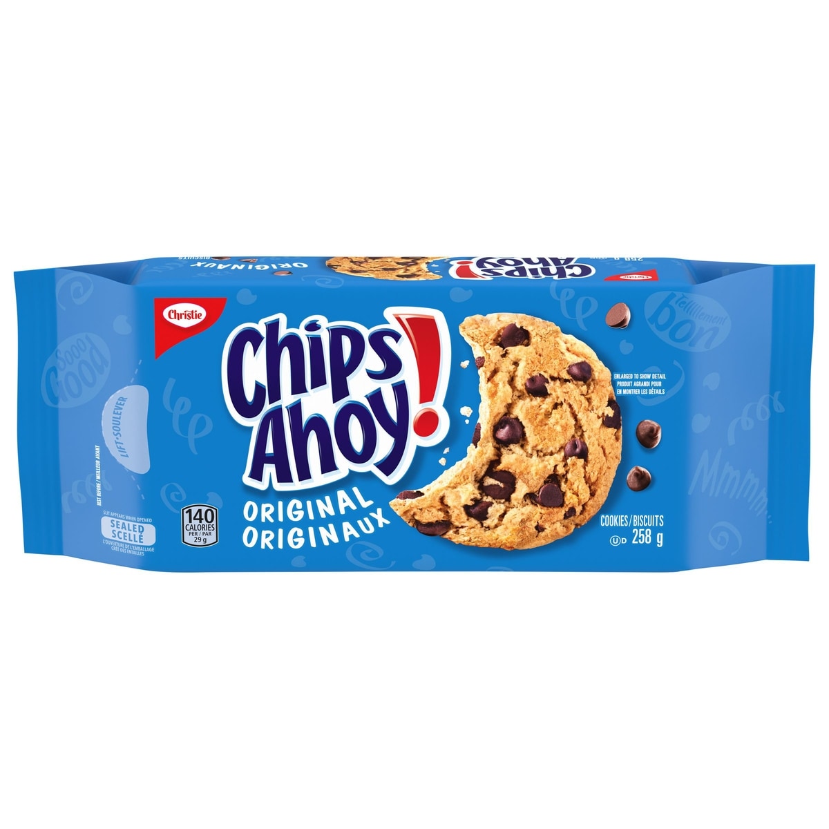 Christie CHIPS AHOY! Original Chocolate Chip Cookies, Resealable Pack 258 g, $1.28/100g