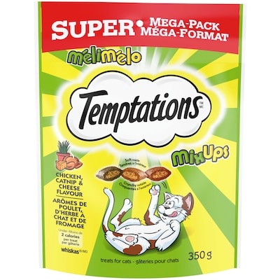 Temptations Mix-Ups Chicken, Catnip & Cheddar Flavour Adult Cat Treats 350 g, $1.94/100g