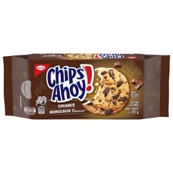 Christie CHIPS AHOY! Chunks Chocolate Chip Cookies, resealable pack 251 g, $1.99/100g