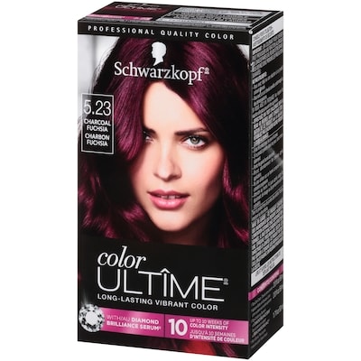 Schwarzkopf Color ultime permanent Hair Color Cream, 5.23 Charcoal Fuchsia 60 ml, $23.33/100ml