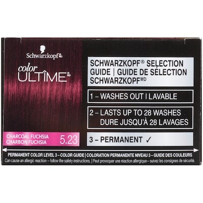 Color Ultime – Crème colorante permanente pour cheveux – charbon fuchsia 5.23