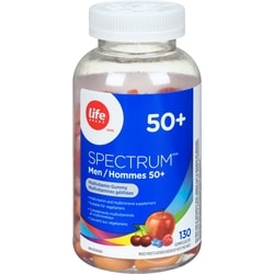 Spectrum Multivitamin Gummy for Mens 50+ Mixed Fruit Flavour, 130 Gummies