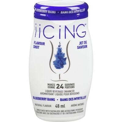 iiCiNG Liquid Beverage Enhancer Blueberry Bang 48 ml, $8.31/100ml