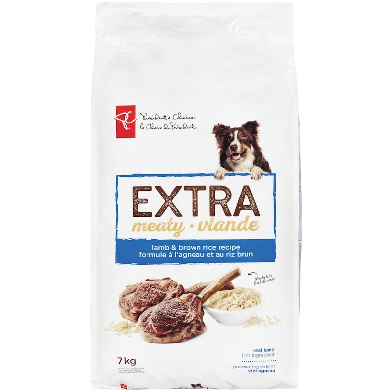 Extra Meaty Adult Dry Dog Food, Lamb & Brown Rice Recipe
