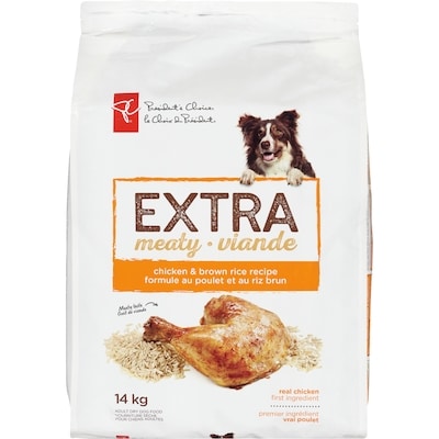 President's Choice Adult Dry Dog Food Chicken & Brown Rice Recipe 14 kg, $0.32/100g