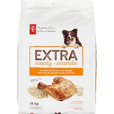 Nourriture sèche pour chiens adultes, recette de poulet et de riz brun